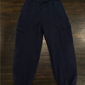 Aritzia Dark Blue Cargo Pants for Men